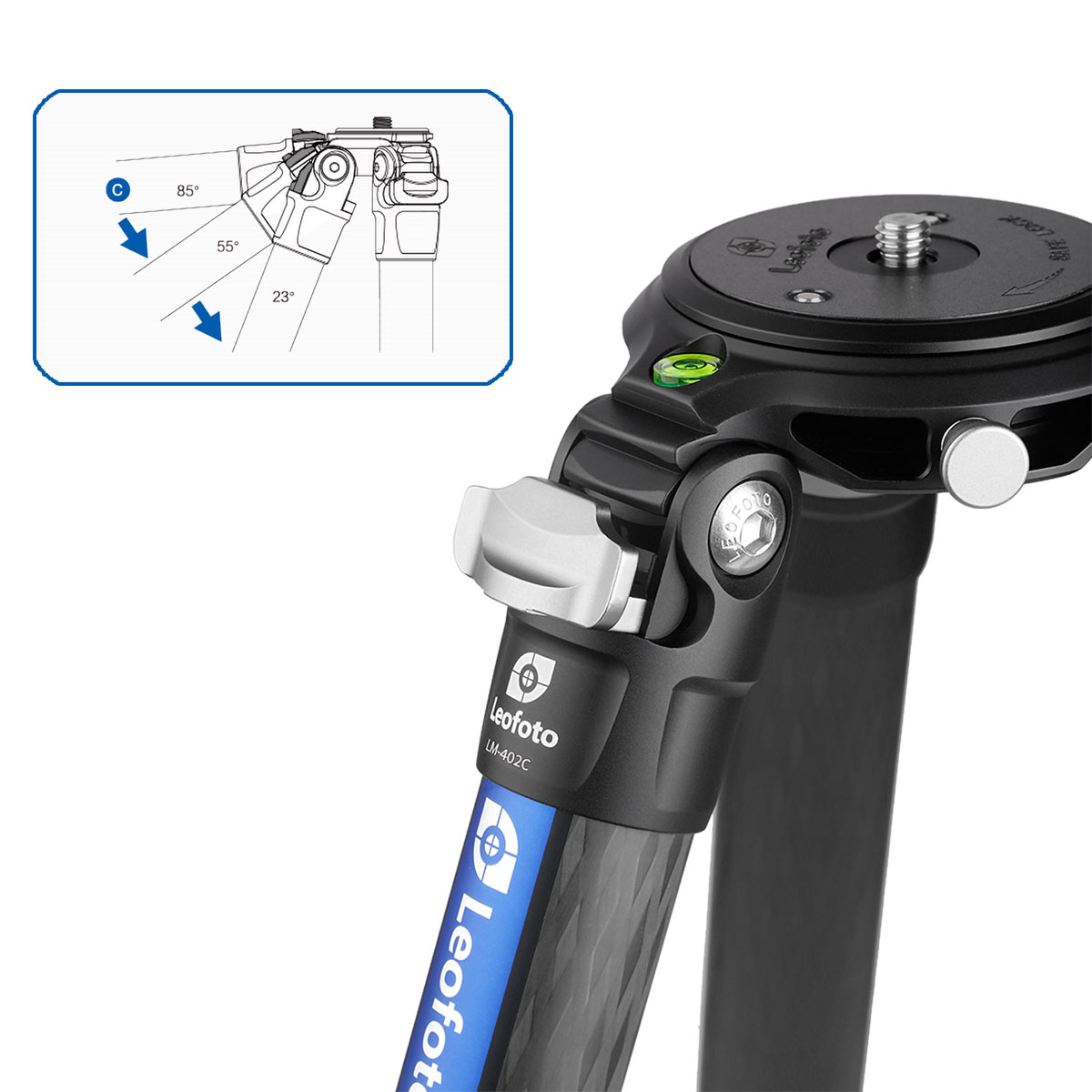 Leofoto LM-402C Summit carbon tripod