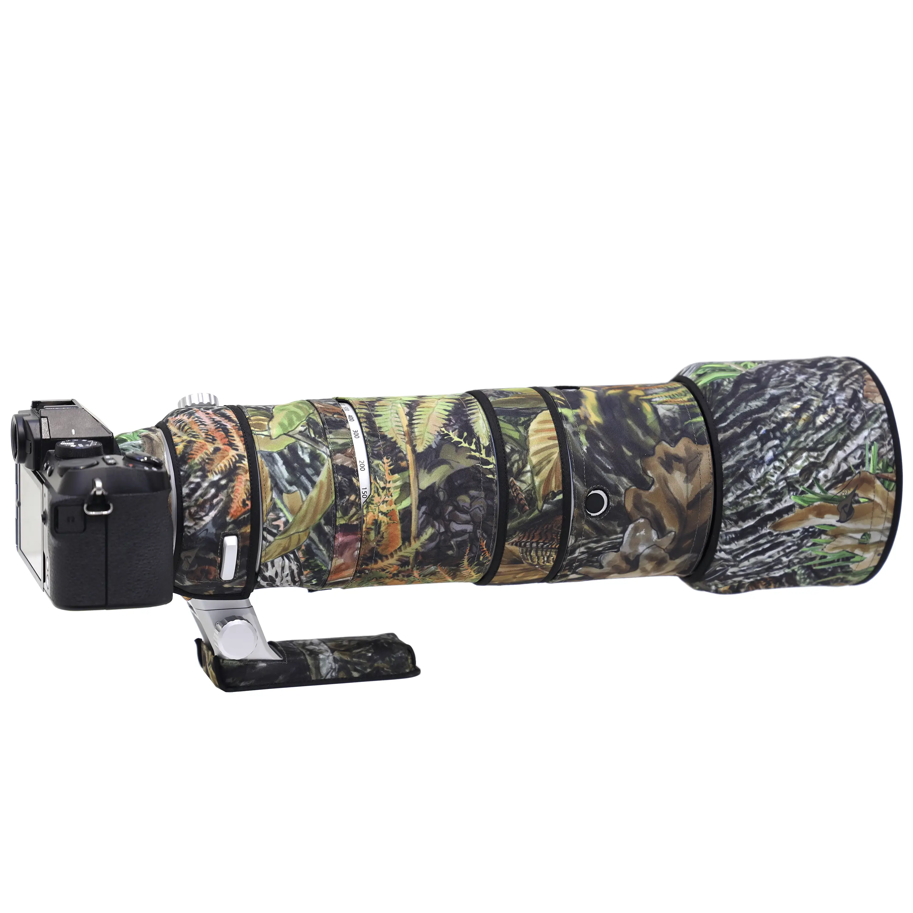 ROLANPRO Objektivschutz für Fuji XF 150-600mm f/5.6-8 R LM OIS WR Tarnfarben & Waterproof