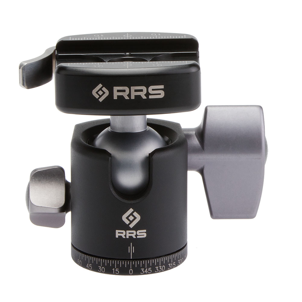 Really Right Stuff BH-30 LR: kompakter Kugelkopf mit B2-40 LR Hebelklemme - RRS Klemmung/Teller: mit B2-40 LR Hebelklemme