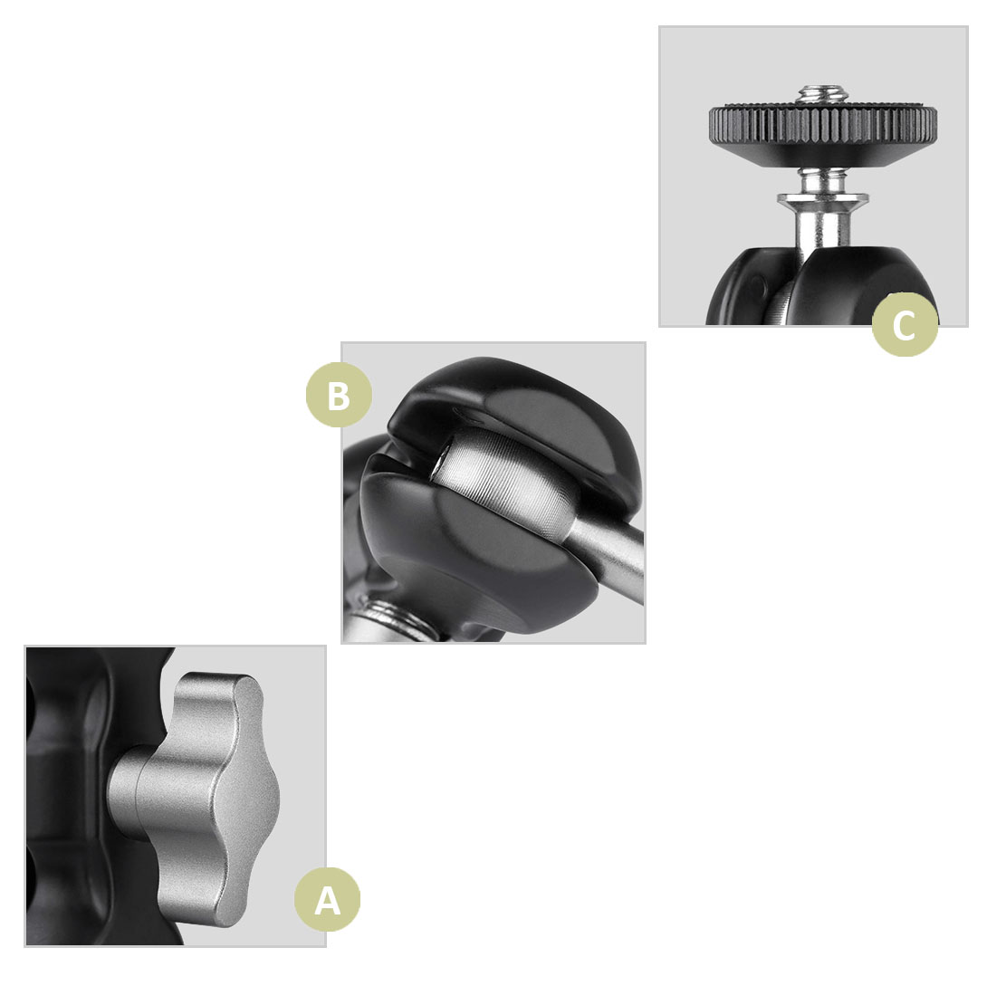 Leofoto AM-2L Magic Arm