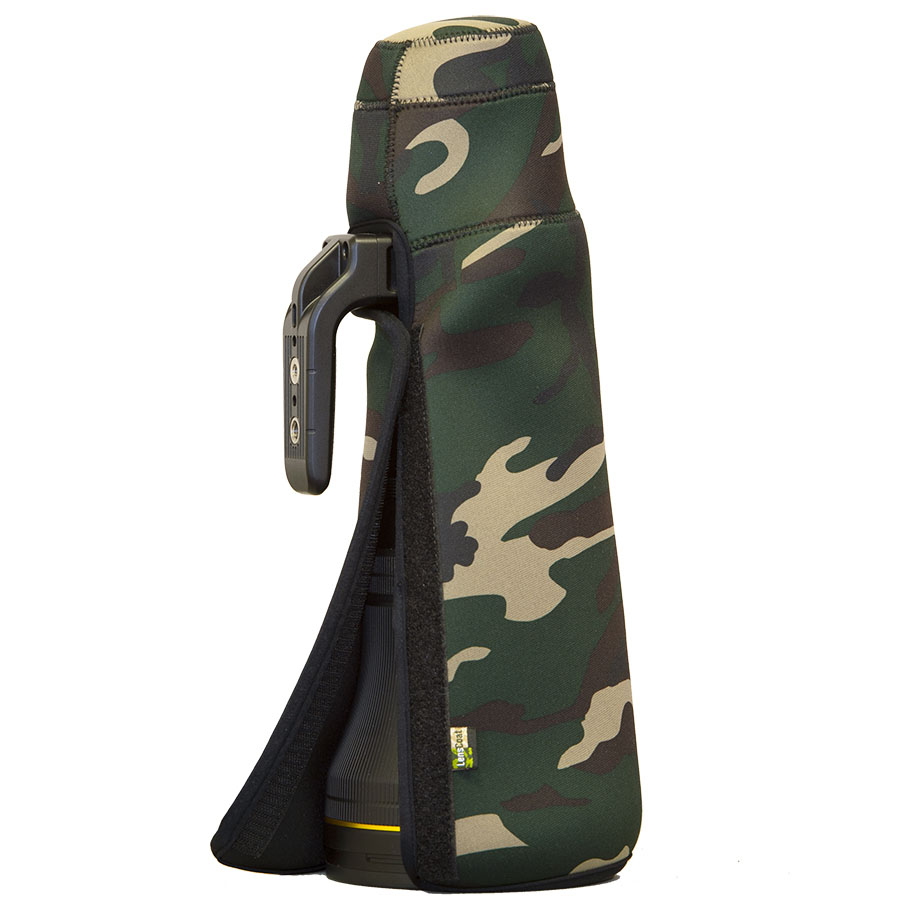 LensCoat TravelCoat für Nikon Z 800mm f/6.3 VR S ohne Sonnenblende Forest Green Camo - Farbe:  Forest Green Camo LensCoat