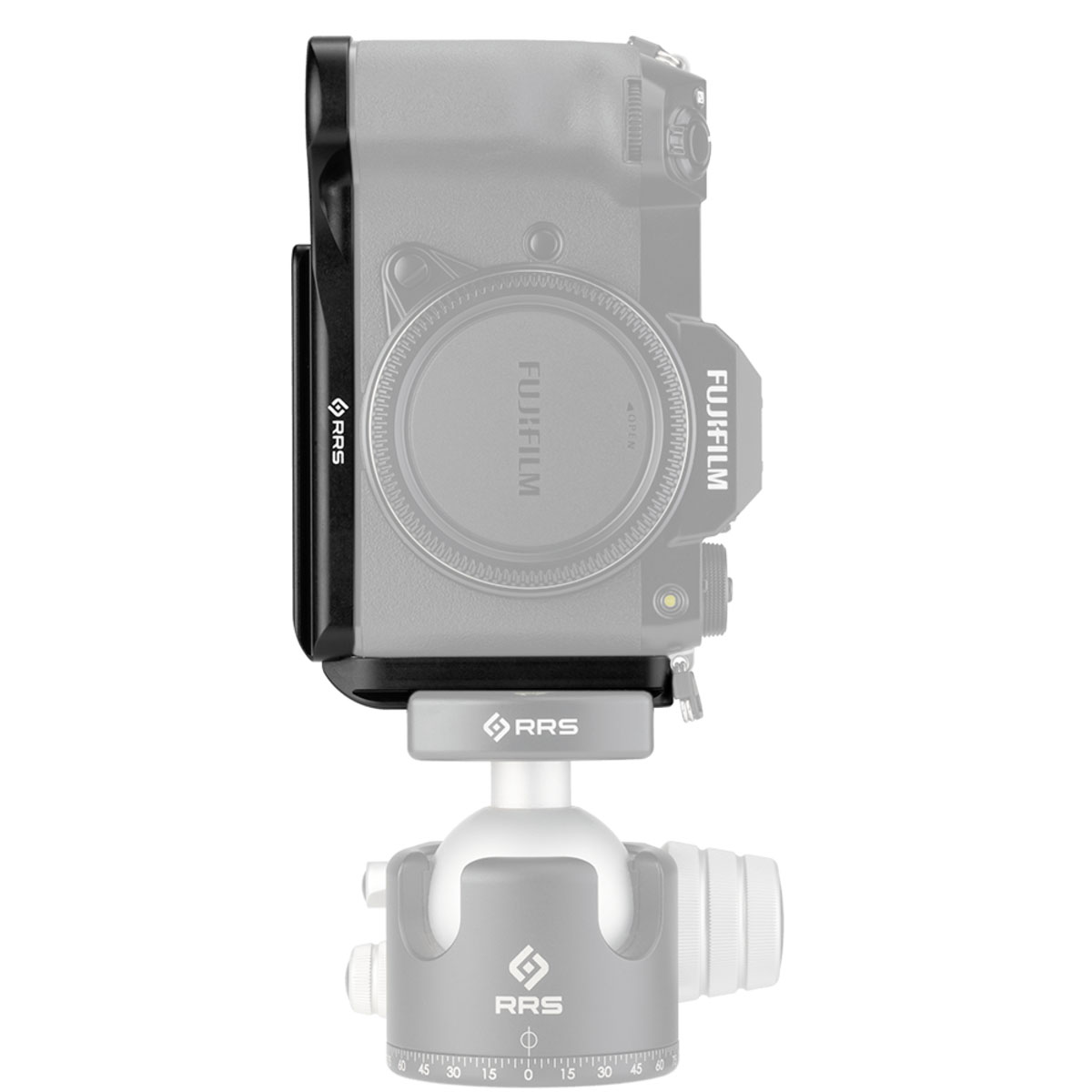 Really Right Stuff BGFX100S-LS: staffa a L per FUJIFILM GFX 100S e GFX 50S II