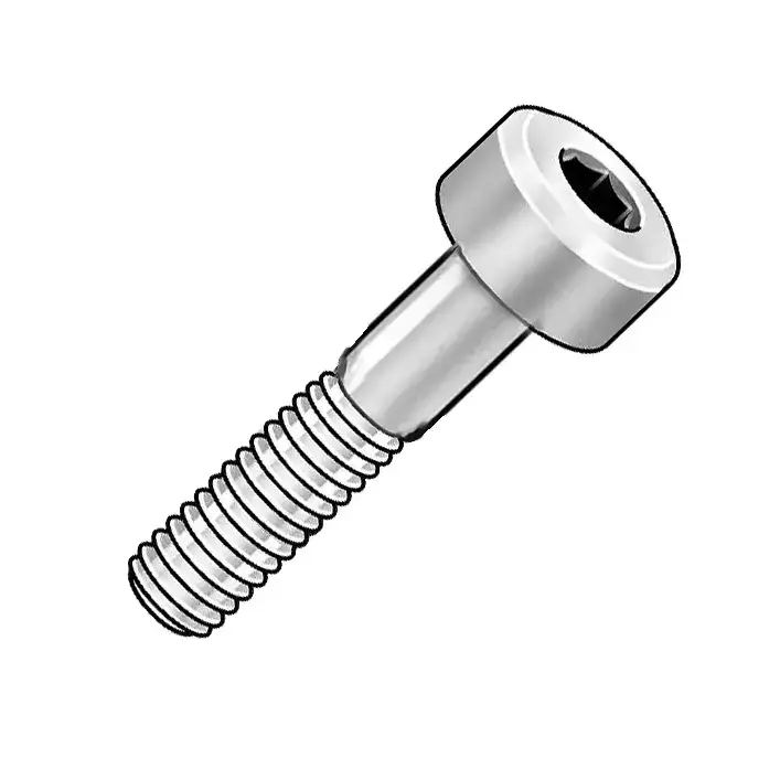 Cylinder head screw UNC 1/4"-20 x 1 1/2" stainless steel with hex socket