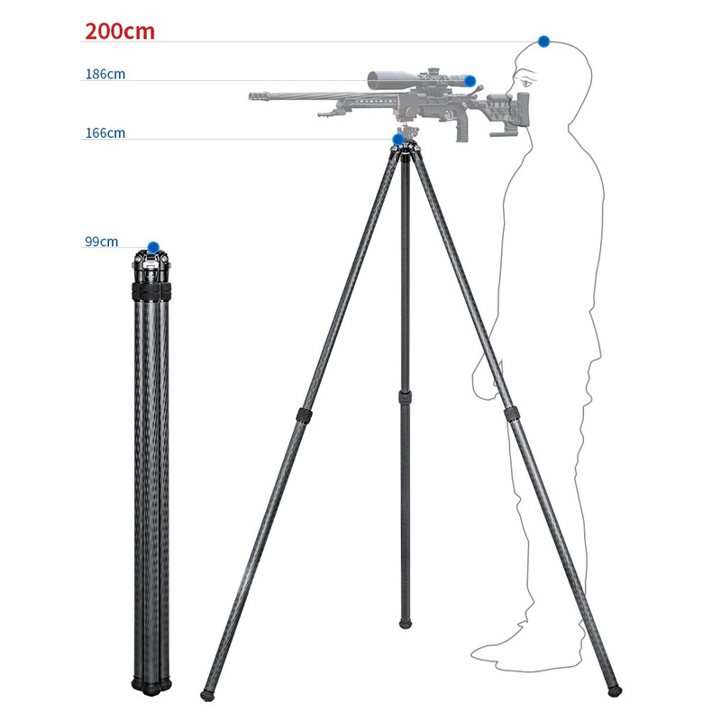 Leofoto SO-282C Karbon-Stativ (Inverted)