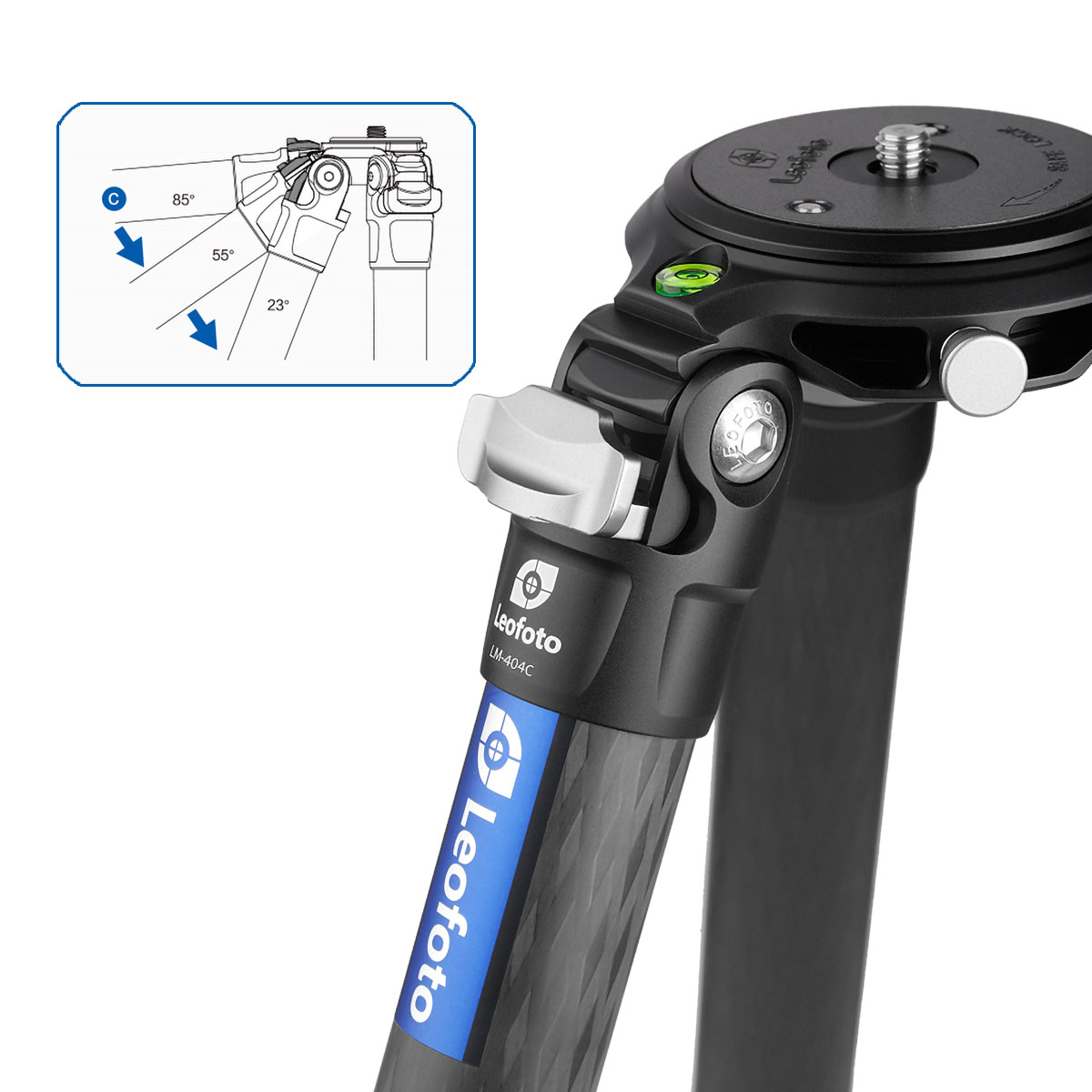 Leofoto LM-404C Summit Karbon-Stativ