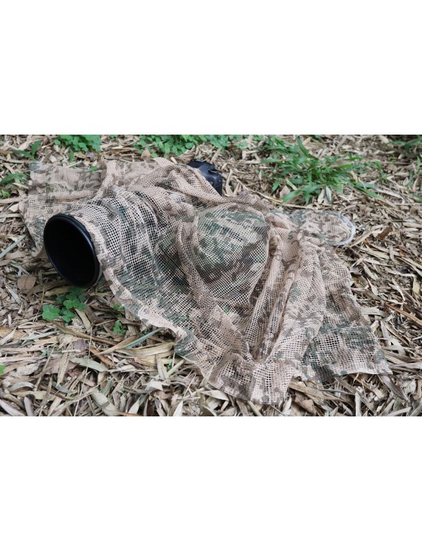 Écharpe de camouflage Tragopan (0,80 x 1,80 m) beige - Tragopan Camo - Tarnmuster (ST): Tragopan Camo | Tragopan Pattern: Beige