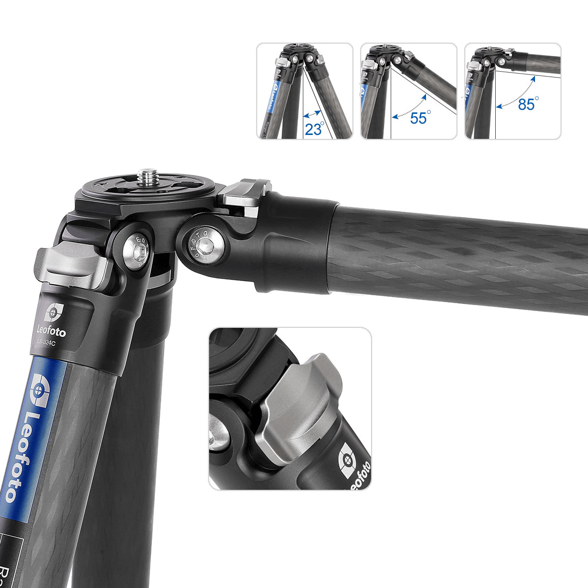 Leofoto Ranger LS-324C Carbon-Stativ mit Kugelkopf LH-40