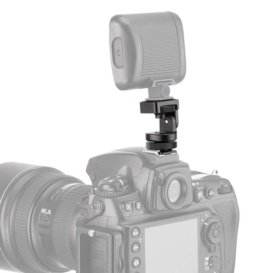 Leofoto FA-06 flash shoe adapter with swivel and tilt function