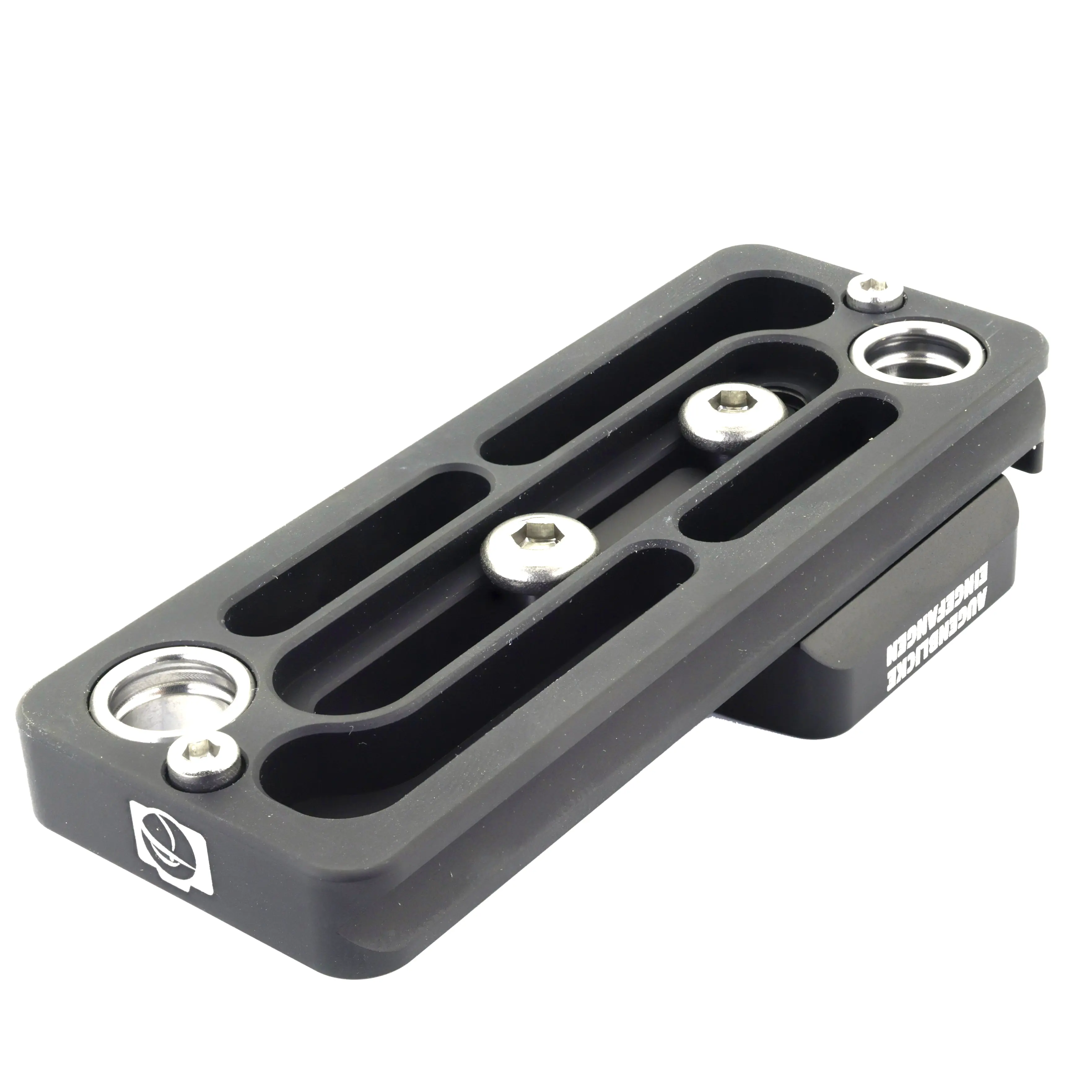 Modular flat lens replacement foot CaNiS-S 100 for telephoto lenses Nikon-Canon-Sony-Sigma OP-100 (100 mm) 2 x QD - CaNiS-S (flat) - Lens base: Canon / Nikon / Sony / Sigma (flat) | Lens plate: OP-100 (100 mm) 2 x QD