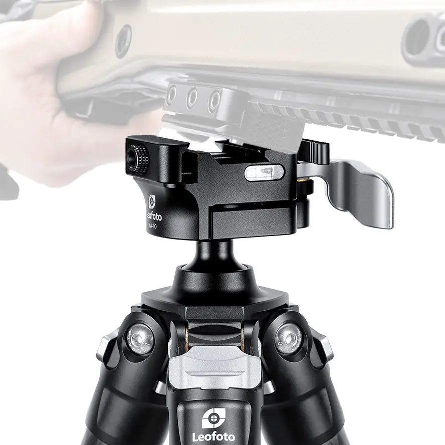 Trípode de carbono de tres patas Leofoto SA-324CL con soporte MA-30L