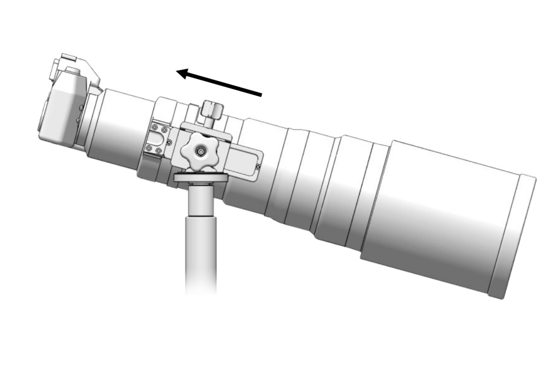 Wimberley MH-100 MonoGimbal Head Einweg Gimbal Neiger