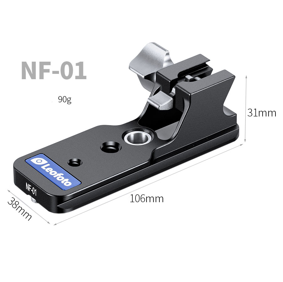 Leofoto NF-01N Ersatzfuß mit QD-Aufnahme für Nikon 70-200mm f2,8E FL & 500 mm f/5.6E PF