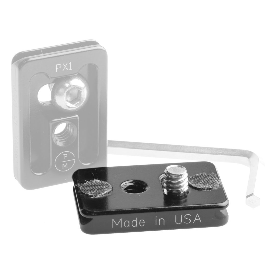 ProMediaGear PX1 Universal-Schnellwechselplatte 25.4 mm ohne Verdrehschutzanschlag