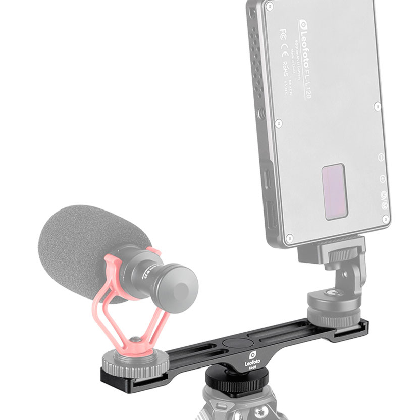 Adaptador de zapata fría Leofoto FA-08 2 en 1