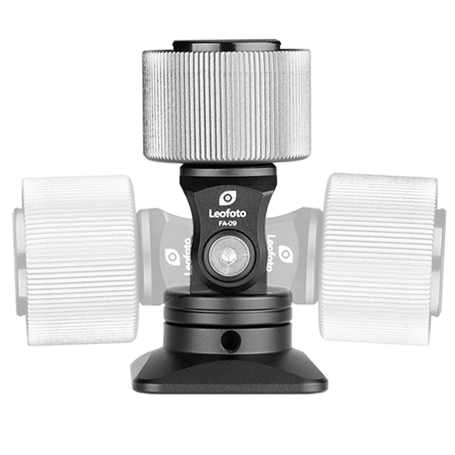 Leofoto FA-09 Cold Shoe Adapter mit Dreh-und Neigefunktion