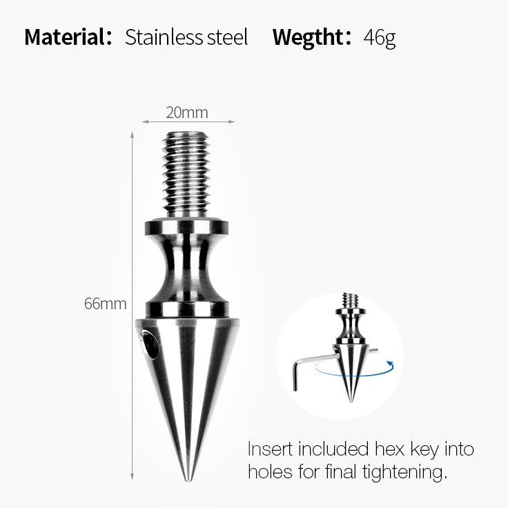 Leofoto TFW punte con piattello da neve (set da 3)