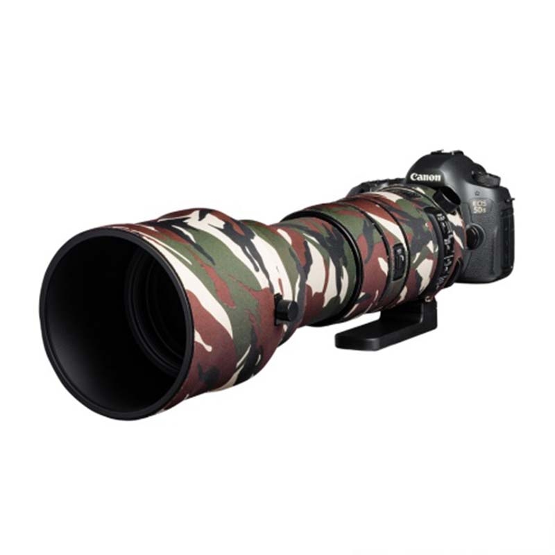 Easycover Objektivschutz Lens Oak für Sigma 150-600 5.0-6.3 DG DN OS HSM Sports (Sony E & Panasonic) Grün Camouflage - Farbe: Grün Camouflage