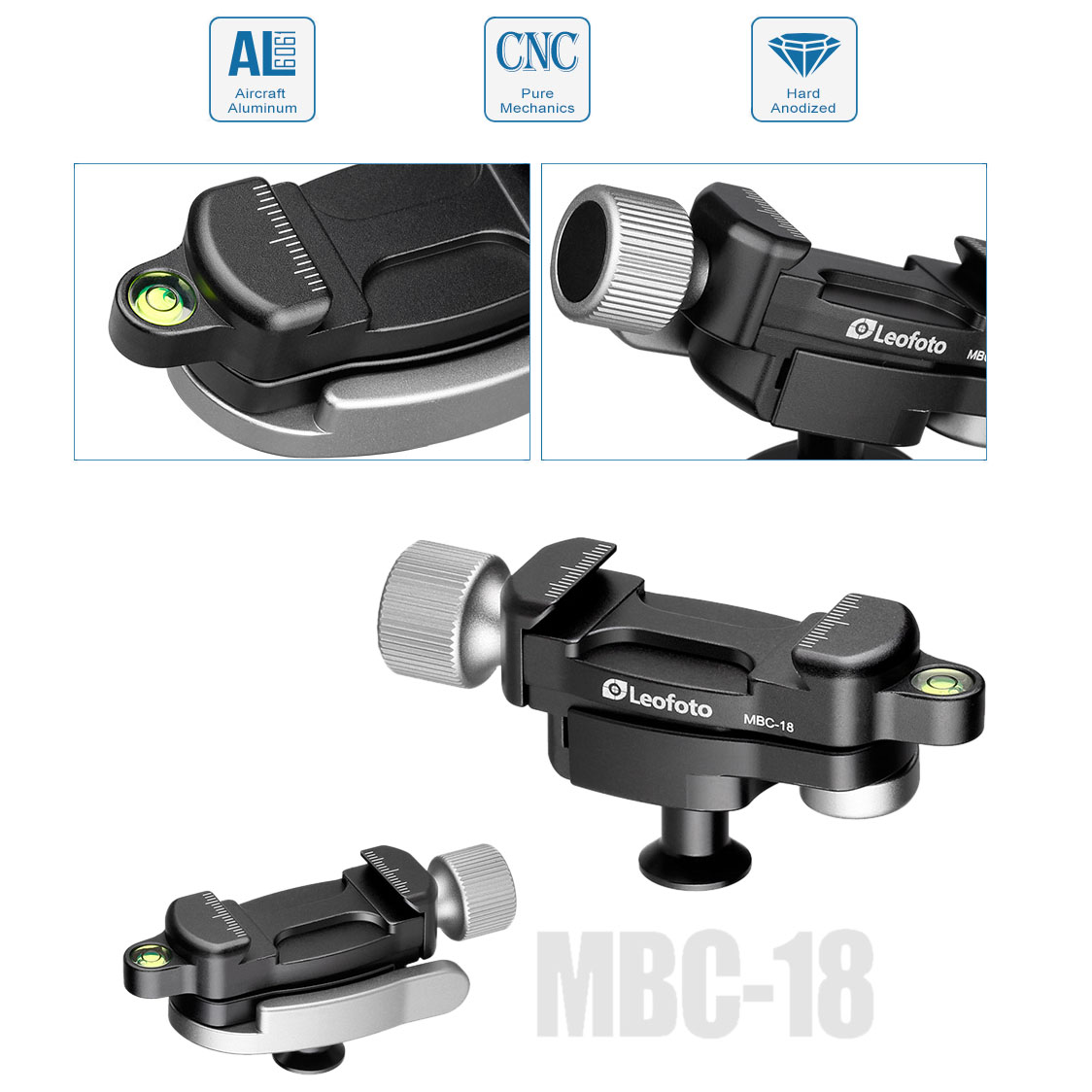 Leofoto MBC-18 Mini ball head