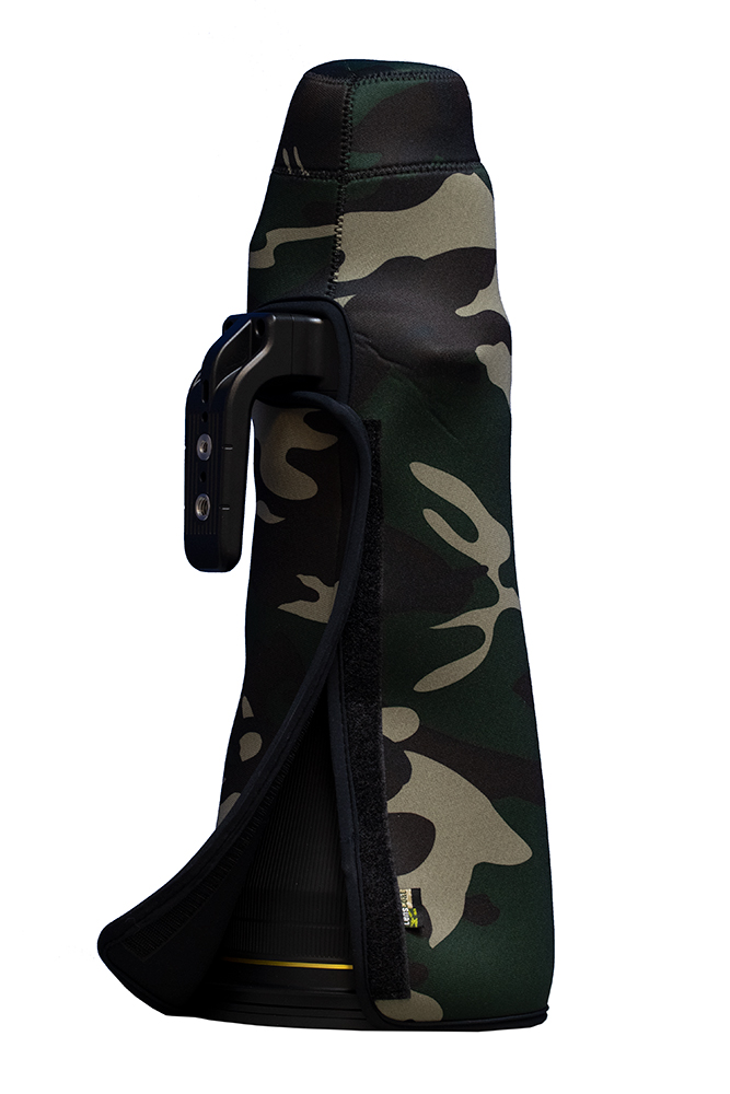 LensCoat TravelCoat für Nikon Z 600mm f/4 TC VR S ohne Sonnenblende Forest Green Camo - Farbe:  Forest Green Camo LensCoat