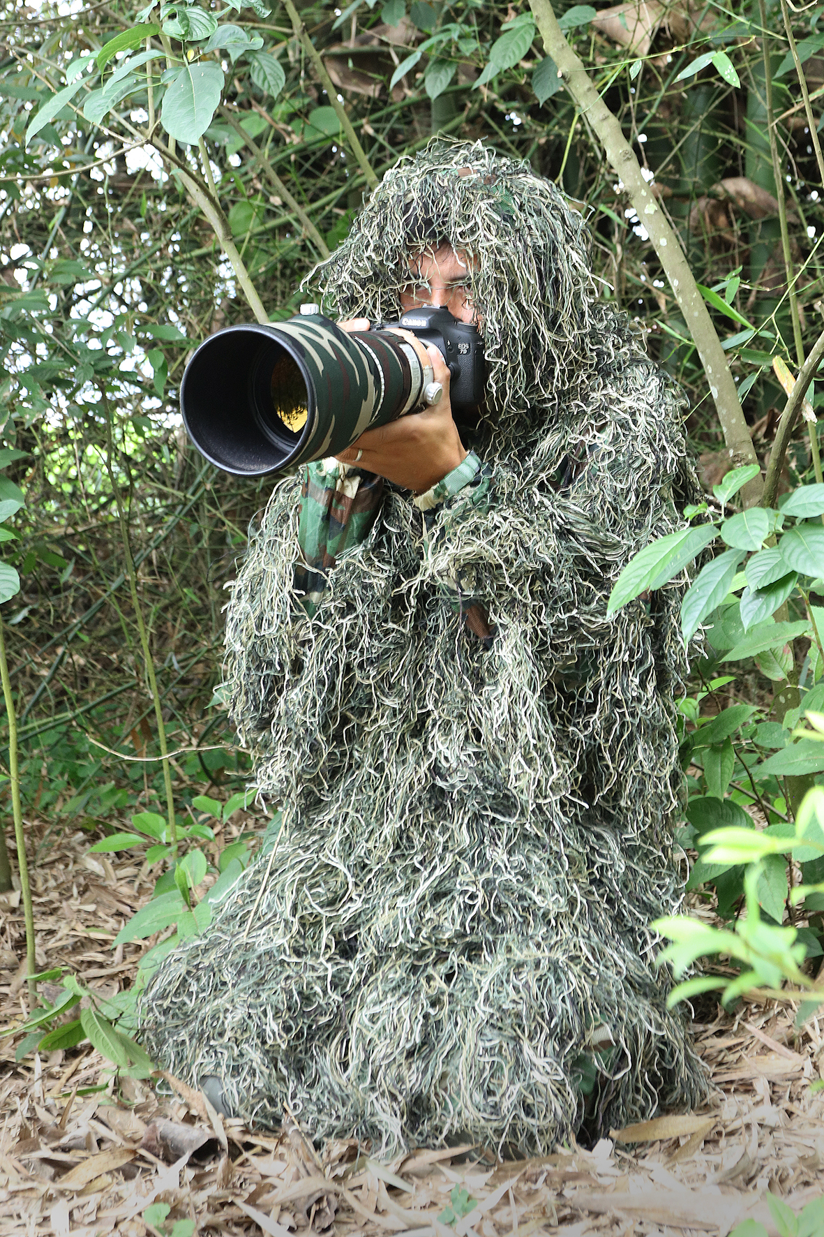 Tragopan Ghillie - Tarnmantel Khaki