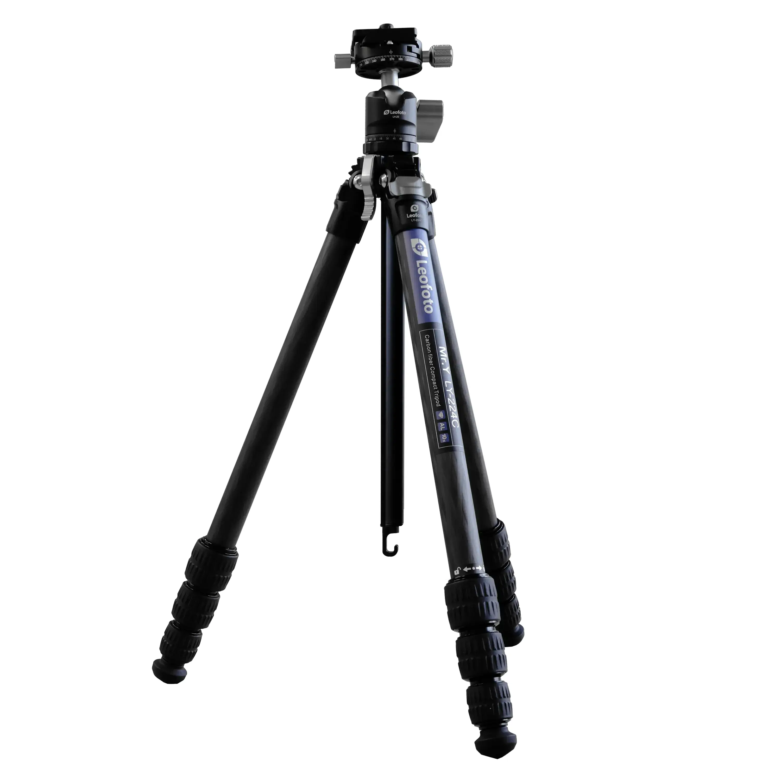 Leofoto LY-224C Karbon-Stativ + LH-25R schwarz