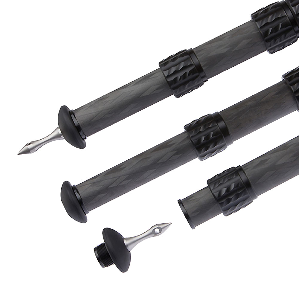 ProMediaGear TR343L PMG Pro Stix 3 secciones por pata, altura máxima 1,50 m, trípode de carbono