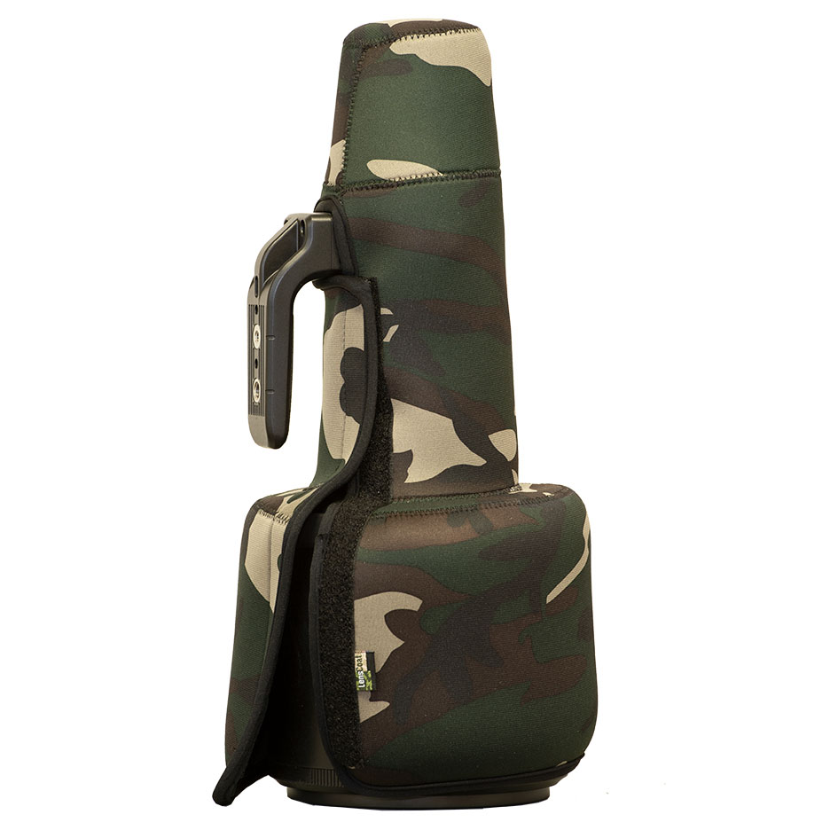 LensCoat TravelCoat für Nikon Z 800mm f/6.3 VR S mit Sonnenblende Forest Green Camo - Farbe:  Forest Green Camo LensCoat