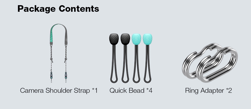 L-CS-205 Fashion Kamera-Tragegurt Rainbow Pearl - Farbe: Rainbow Pearl