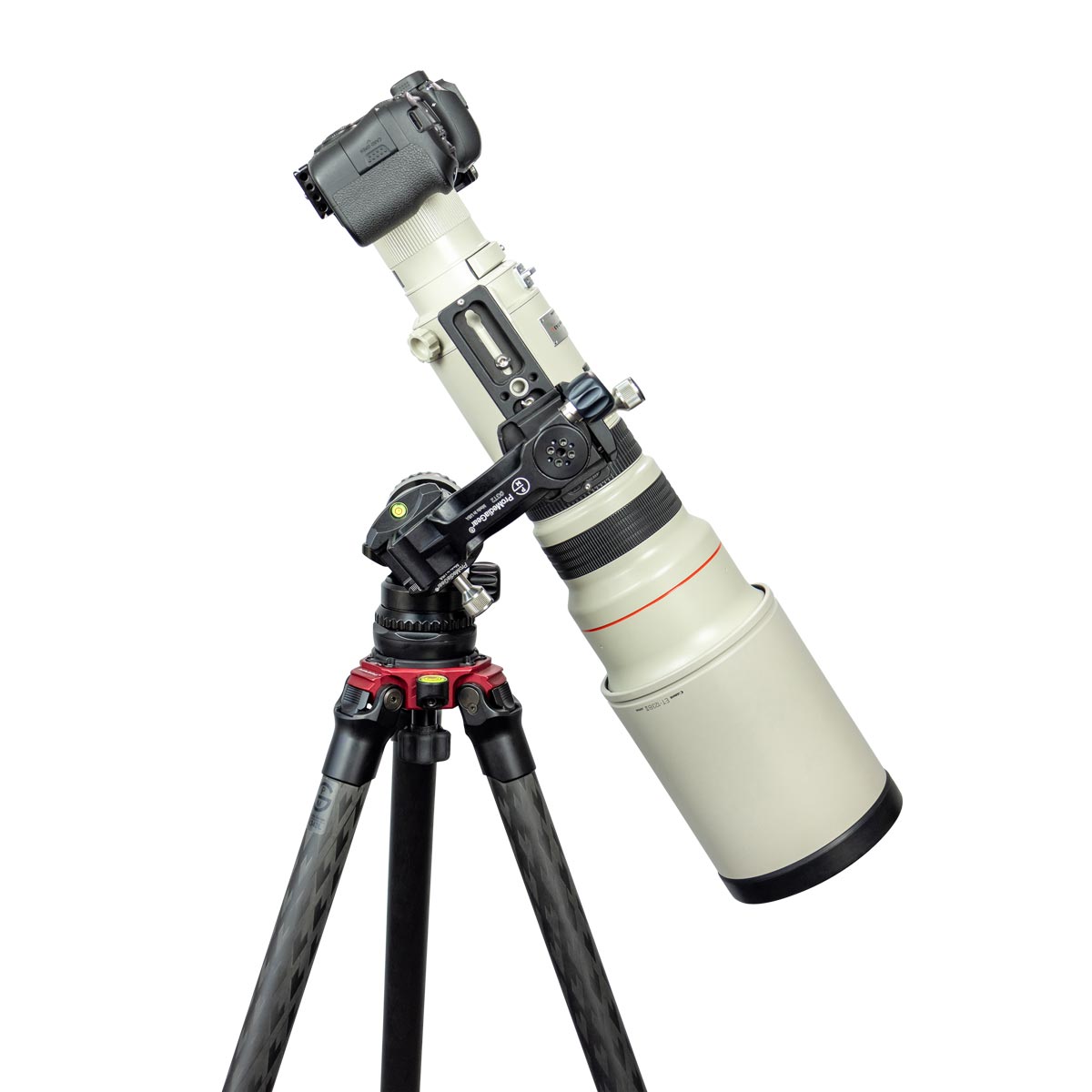 ProMediaGear GT2 Tomahawk - telephoto gimbal extension for ball head & monopod
