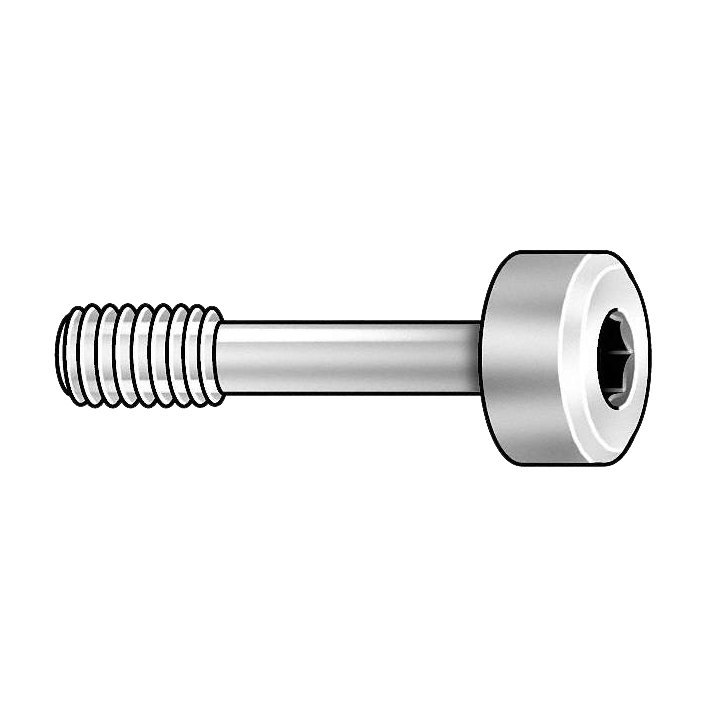 Grainger 1RB67 - 1/4" UNC Rändelschraube mit Innensechskant