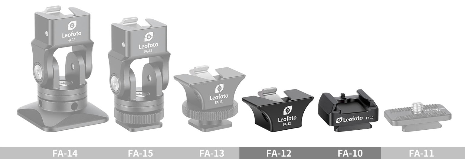 Leofoto FA-12 quick release platform + FA-10 V quick release plate