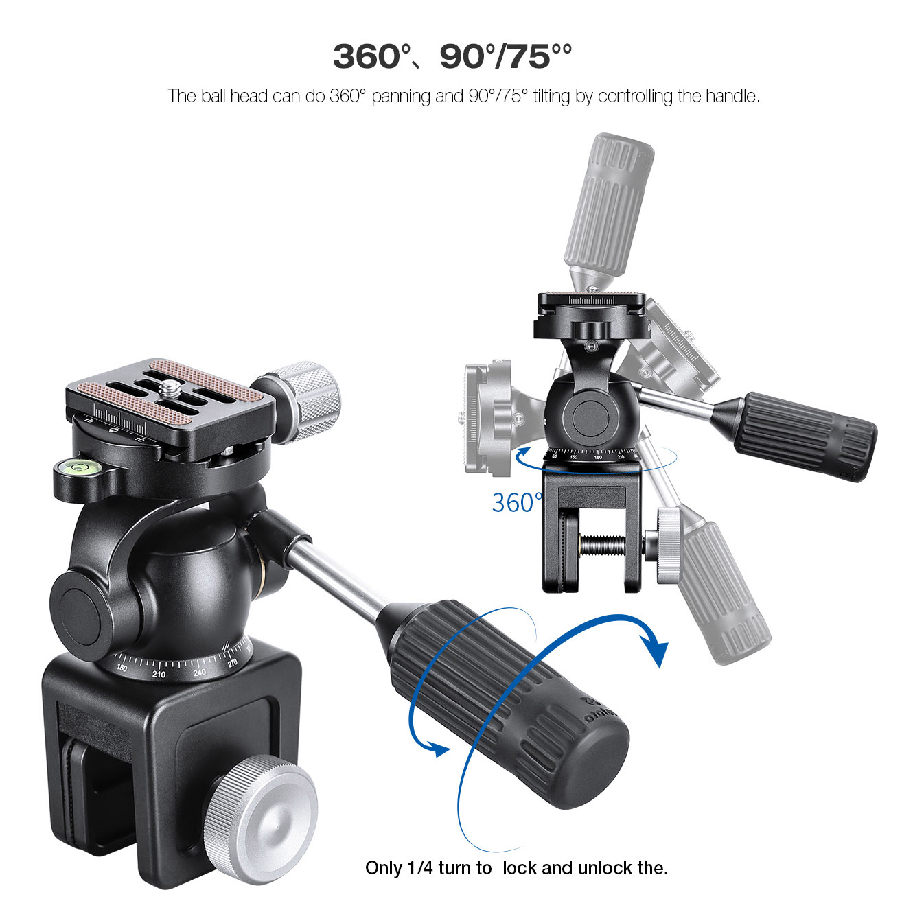 Leofoto WN-01 + SW-01  Autoscheibenstativ