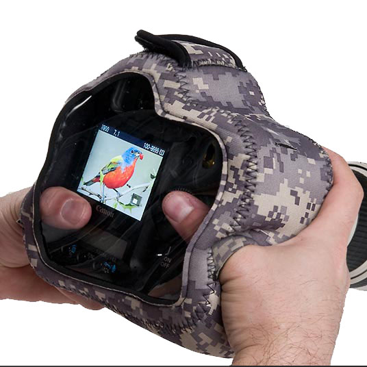 LensCoat Kameraschutz BodyGuard Pro CB (Clear Back) - Farbe:  Digital Camo LensCoat