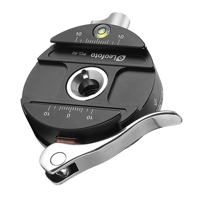 Leofoto PCL-60 Panorama-Schnellwechselkupplung mit Schnellwechselplatte