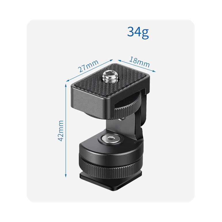 Leofoto FA-06 flash shoe adapter with swivel and tilt function