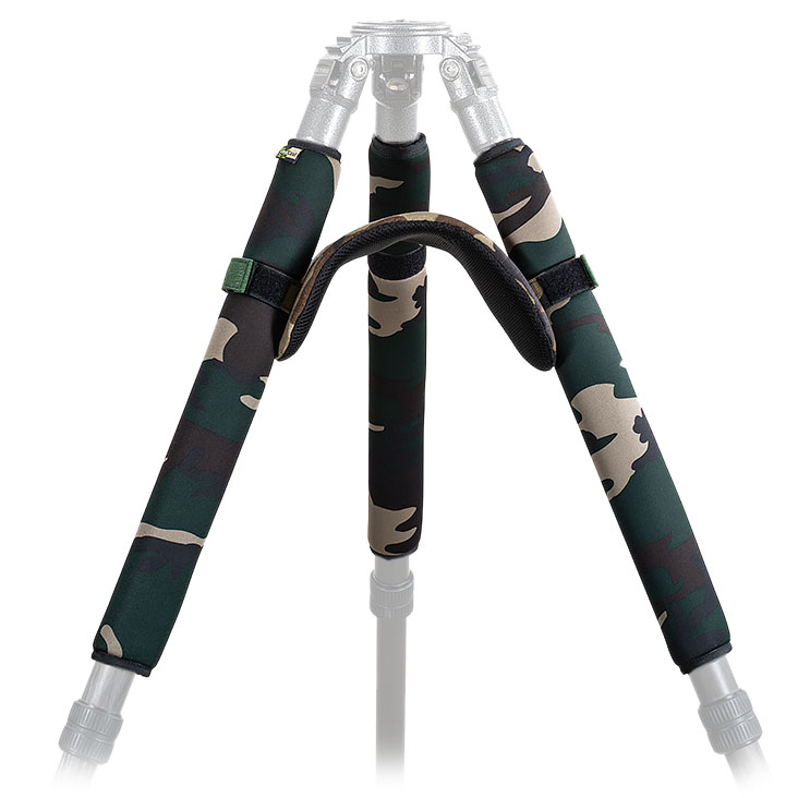 LensCoat LEGWRAP PRO 518 Neopren-Stativbeinpolster 3er Set Forest Green Camo - Farbe:  Forest Green Camo LensCoat