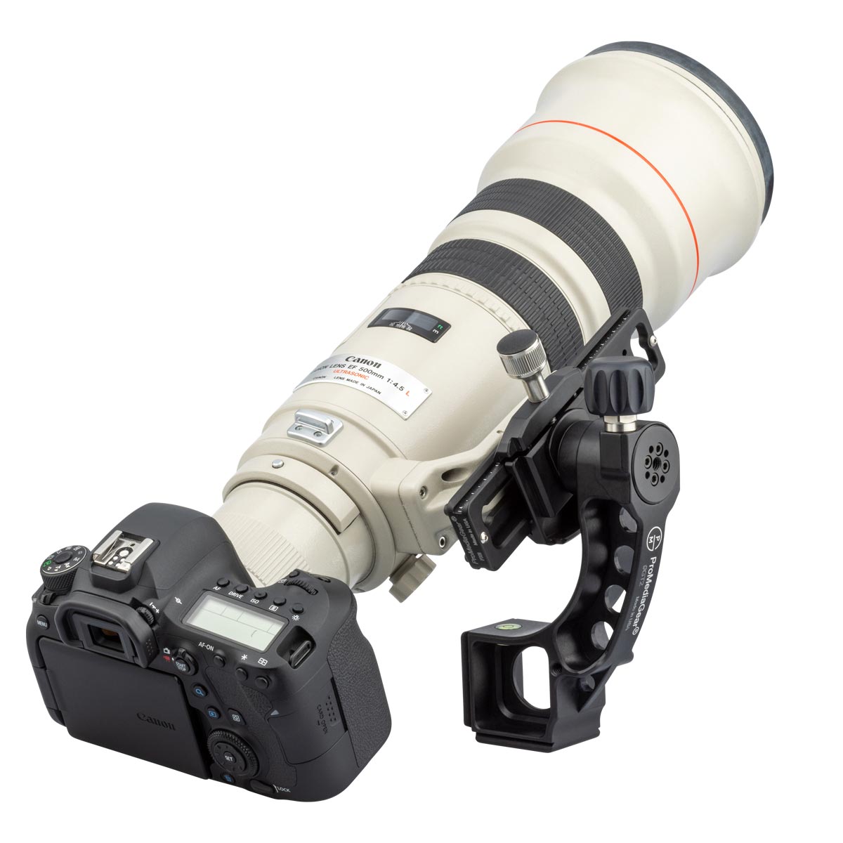 ProMediaGear GT2 Tomahawk - telephoto gimbal extension for ball head & monopod