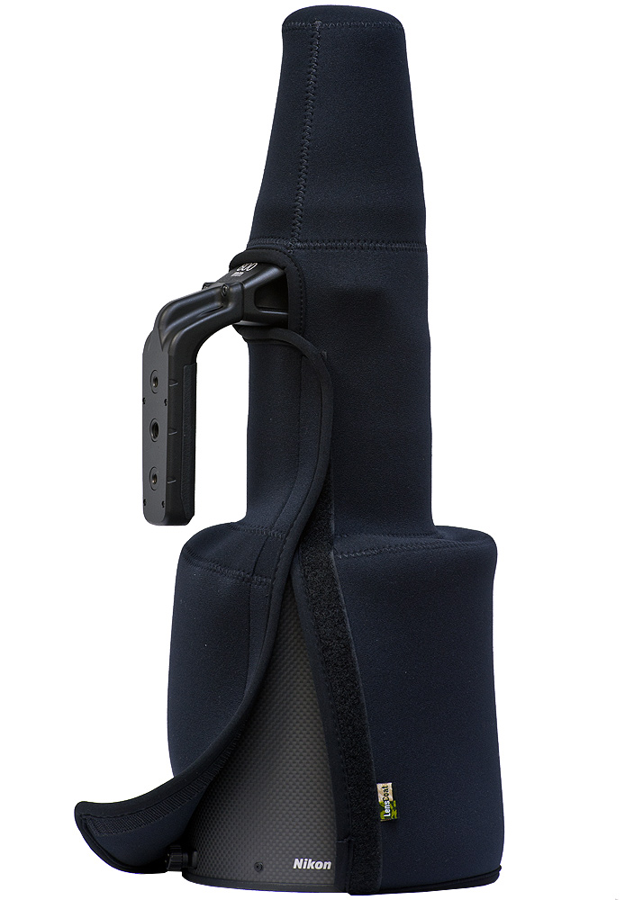 LensCoat TravelCoat für Nikon 800mm VR mit Sonnenblende Schwarz - Farbe:  Schwarz LensCoat