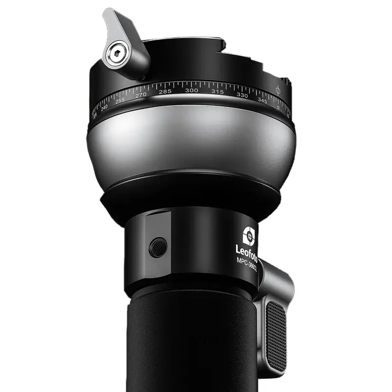 Leofoto MPC-366CL monopiede in carbonio con regolazione rapida dell'altezza e livellamento