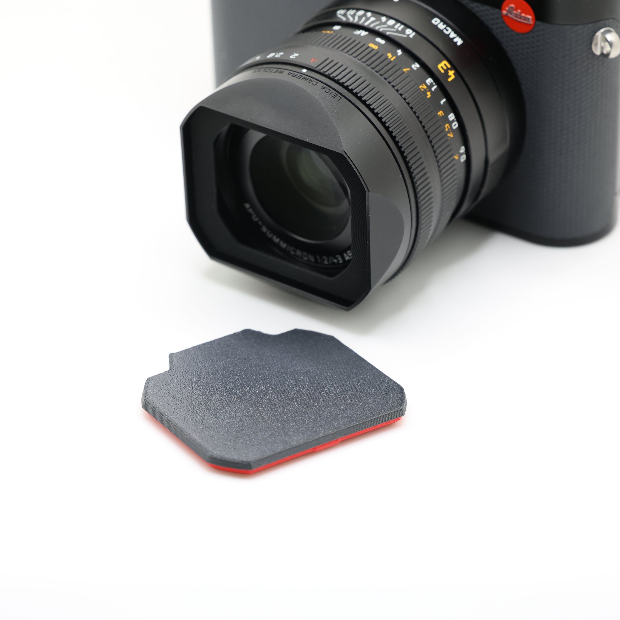 BigLensCaps tapa de objetivo para Leica Q3 43 OEM Square Hood  - BigLensCap Leica Cap: Leica Q3 43