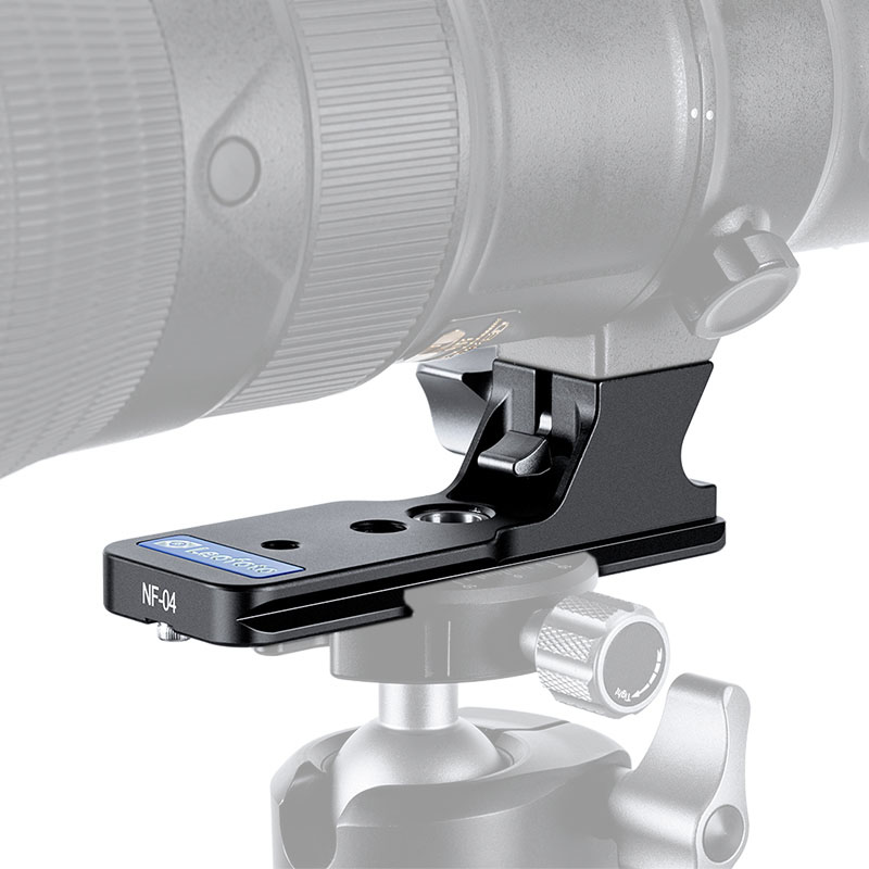 Leofoto NF-01N Ersatzfuß mit QD-Aufnahme für Nikon 70-200mm f2,8E FL & 500 mm f/5.6E PF
