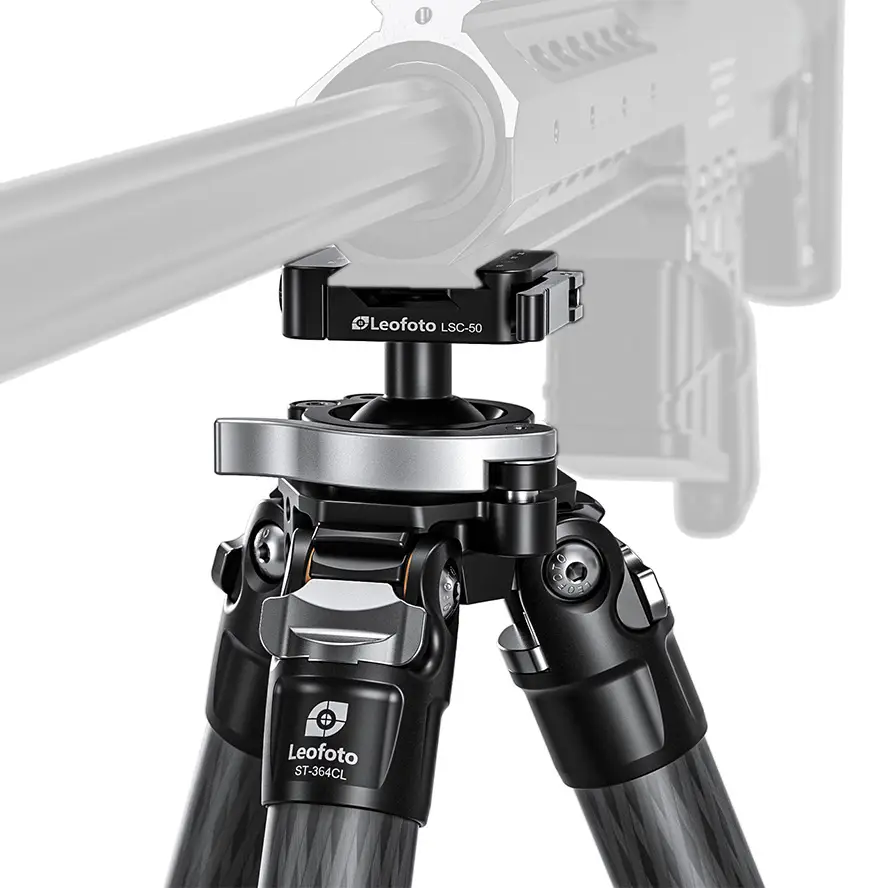 Leofoto ST-364CL trépied carbone à trois pieds avec rotule intégrée (Arca & Picatinny)