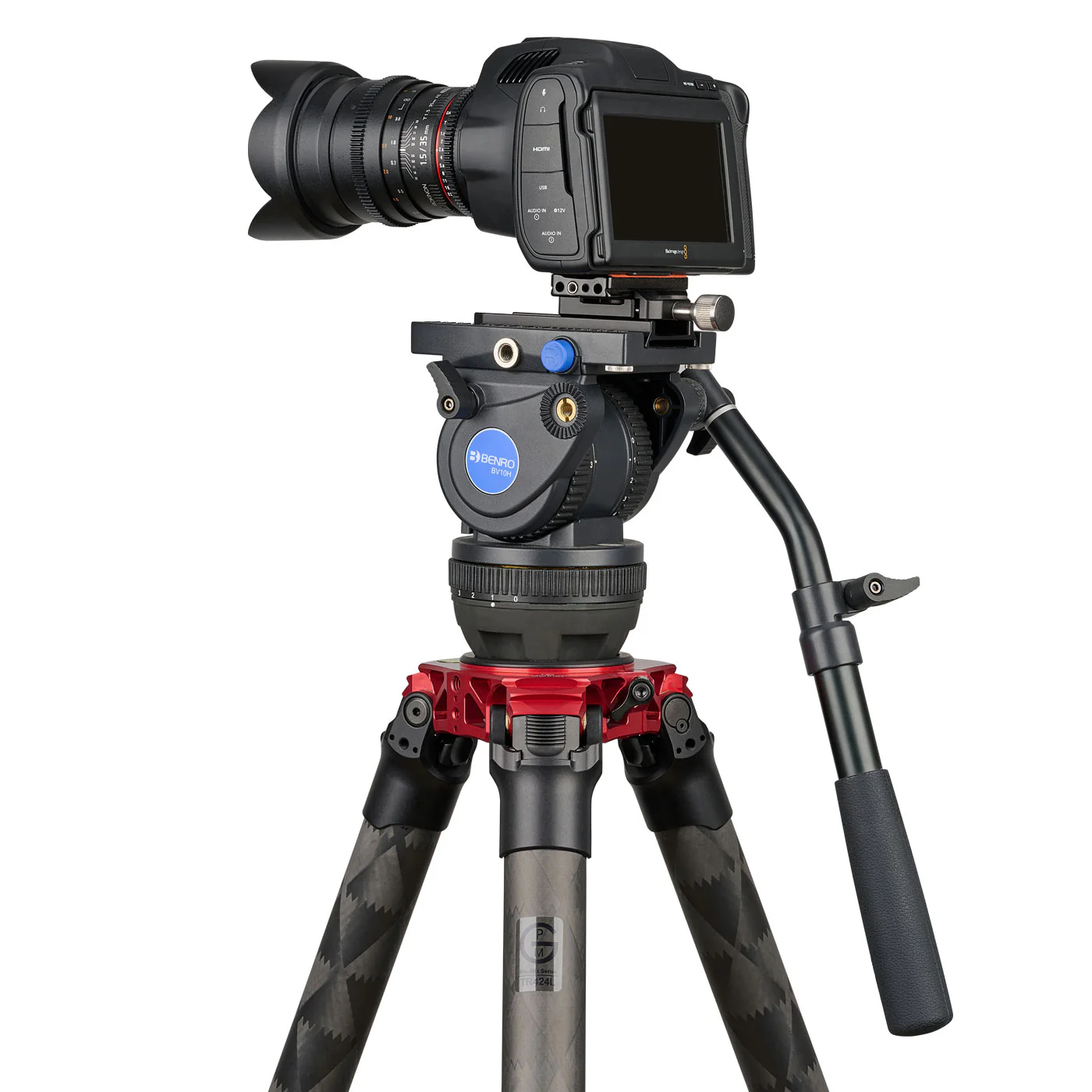 ProMediaGear PM501C40 Manfrotto to Arca-Swiss Adapter mit C40 Schnellwechselklemme