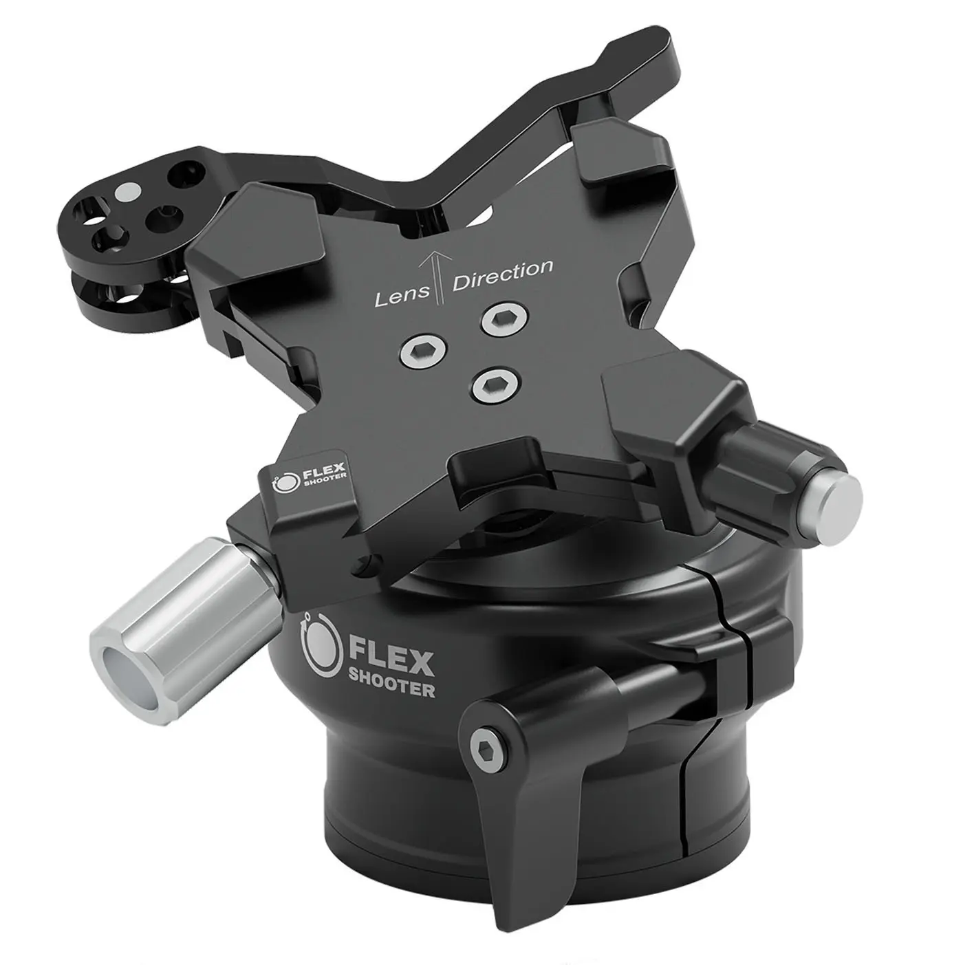 FLEXSHOOTER Mini Lever (Black Edition) mit Hebelklemme schwarz eloxiert