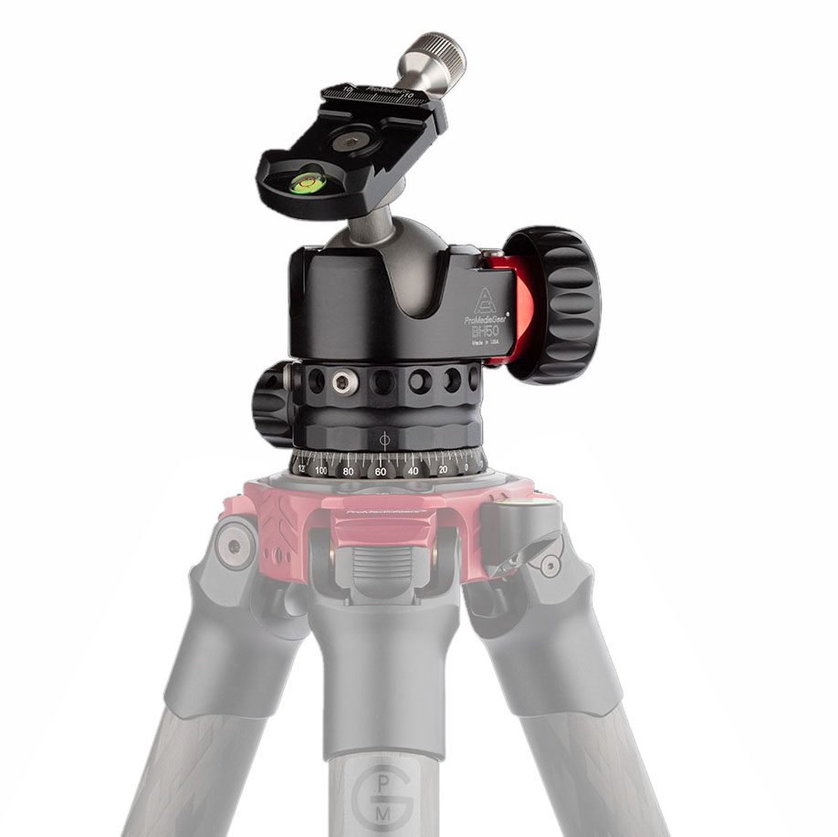 Rotule ProMediaGear BH50C40 avec pince à dégagement rapide C40