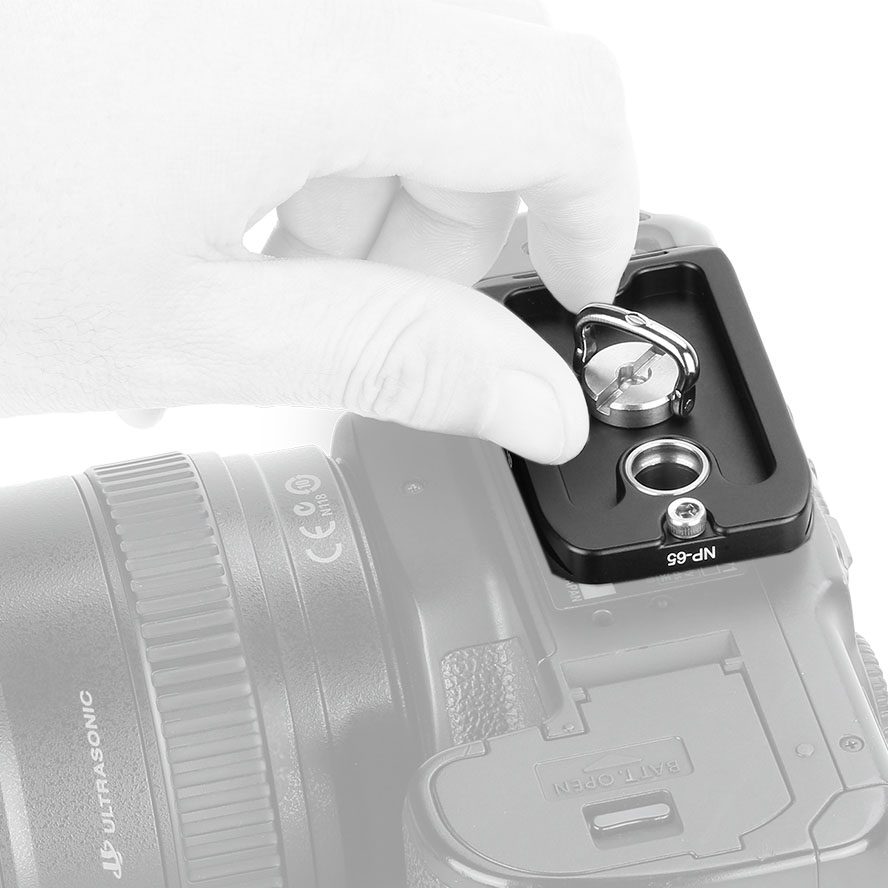 Leofoto NP-65 plateau de caméra à dégagement rapide universel avec fixation QD
