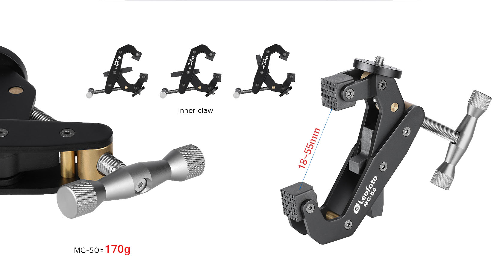 Leofoto MC-50 Multifunktionsklemme