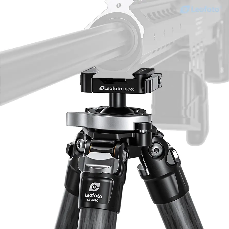 Leofoto ST-324C trípode de carbono de tres patas con rótula integrada (Arca y Picatinny)