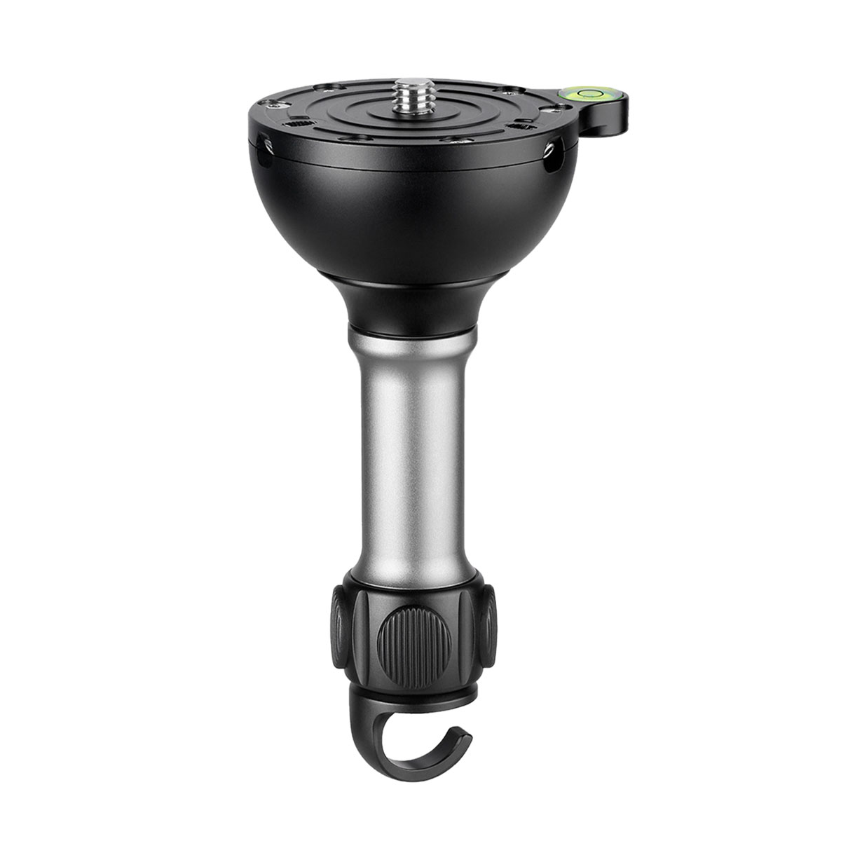 Leofoto YB-75LP Nivellier-Kalotte für 75 mm Halbschalenaufnahmen langer Griff + Haken - Leofoto Griff-Option: langer Griff + Haken