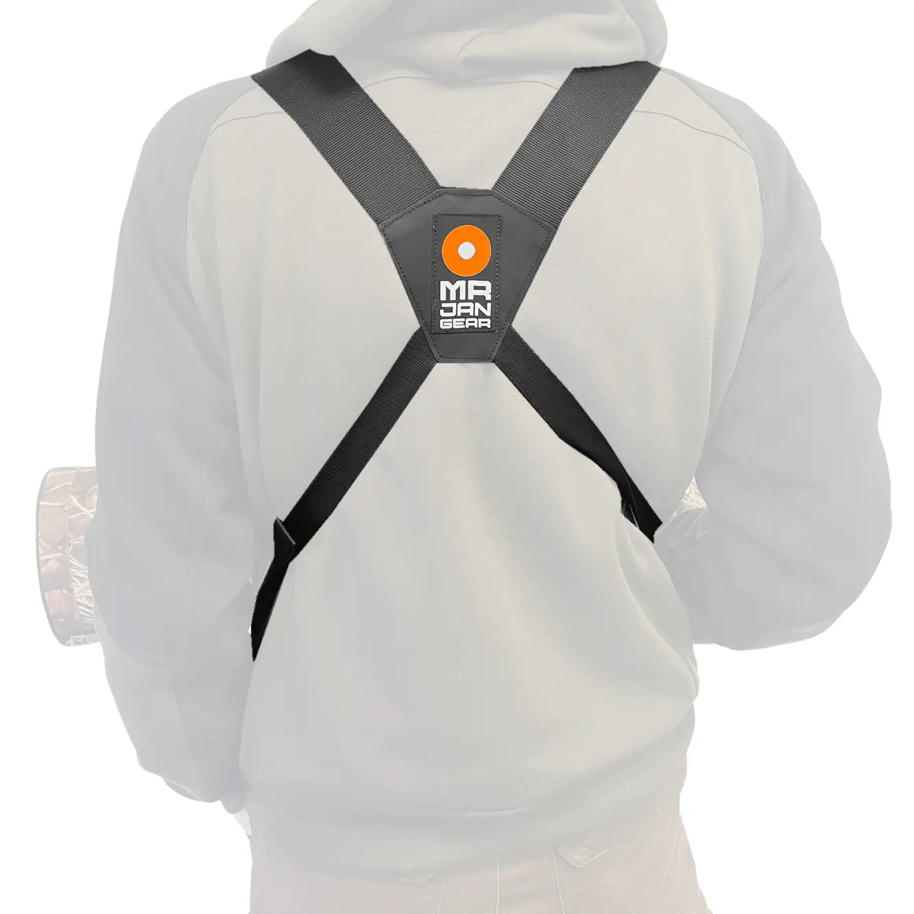 MR JAN GEAR Lens Carrier M Tragesystem für Teleobjektive schwarz (Molle & Magnetic)